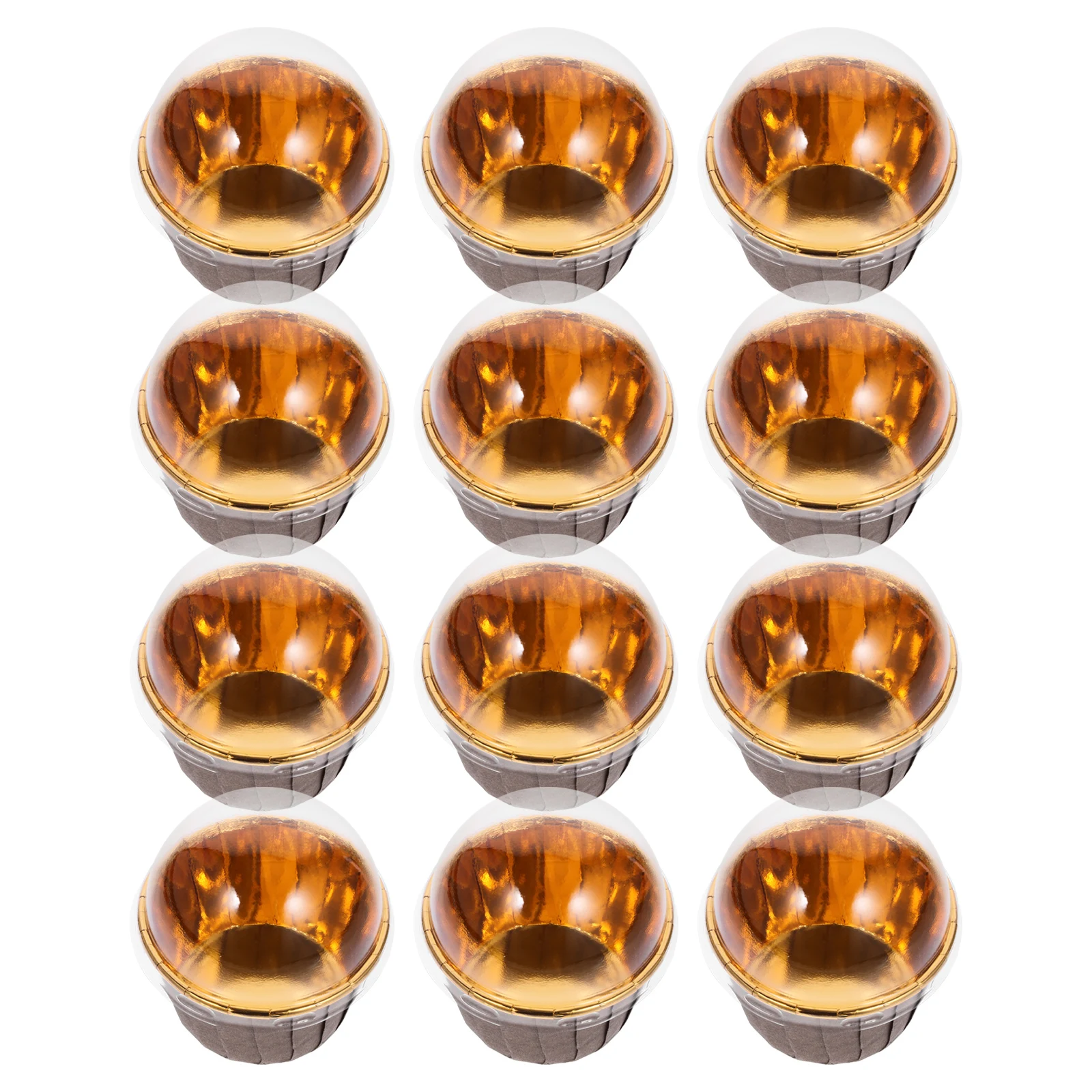 

50 set 50 Sets Cake Cups Muffin Lids Paper Papercup for Coffee Baking Thick Material Large Capacity Eco Friendly Party