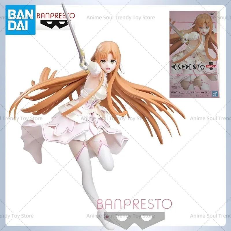 

In Stock Figure Model Doll Bandai Original Banpresto Sword Art Online Asuna Yuuki Action Brand New Boxed Anime Characters Garage