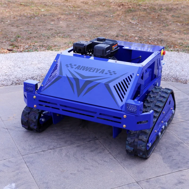 

Небольшой робот для газонокосилки с индивидуальным двигателем, ширина резки 800 мм, гусеничная газонокосилка с дистанционным управлением