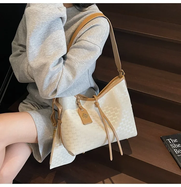 

Commuter Tote Bag Women Spacious Pebbled Leather Shoulder Bag Beach Boardroom Transition System Weekend Getaway Essential
