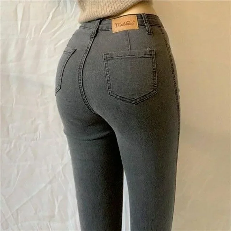 Open-Crotch Pants Invisible Zipper  Jeans Ladies Fashion Outdoor Sex Women Jeans  Pants  Blue Jeans For Women