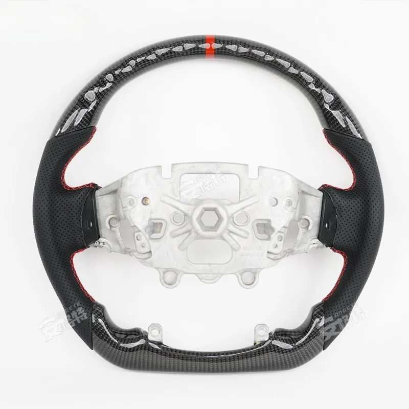 For Ford Ranger Raptor Dry Carbon Fiber Sport Steering Wheel (Pickup Special, Modified Upgrade Part)