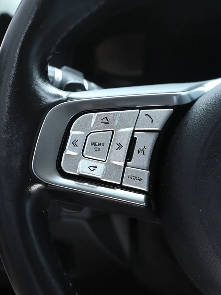 Für Jaguar XE XF F-PACE E-PACE F-TYPE Aluminium Legierung Auto Lenkrad Taste Pailletten Dekorative Schutz Aufkleber Zubehör – Detail 4