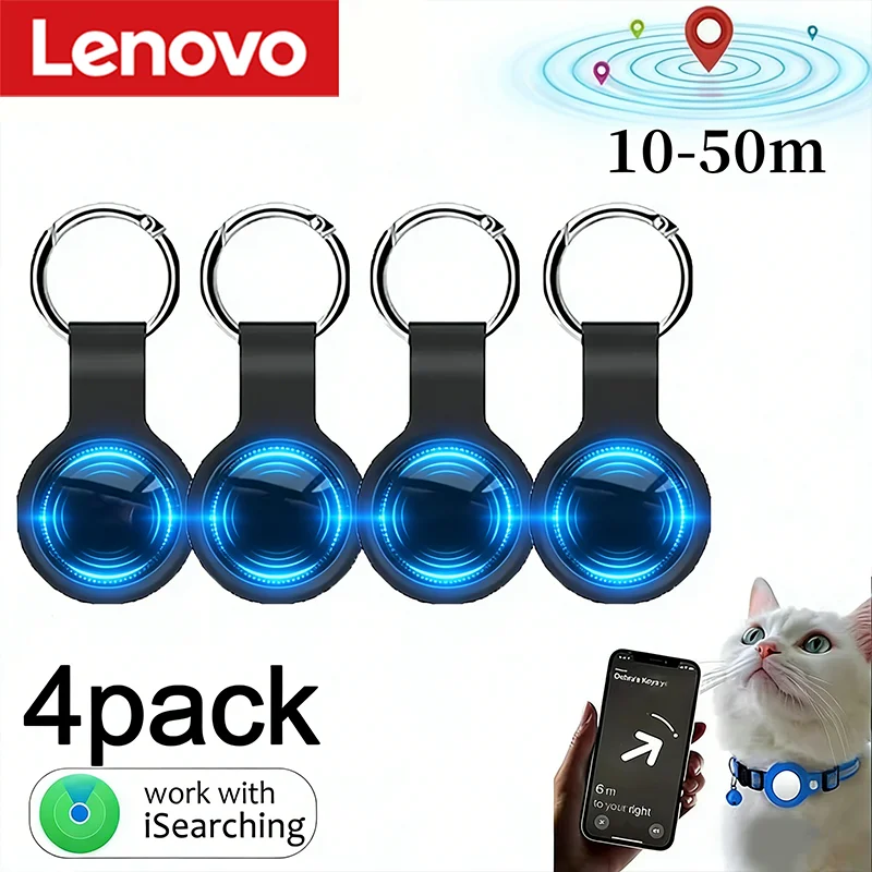 

Умный GPS-трекер Lenovo AntiLost Mini Bluetooth 5.0 для отслеживания домашних животных, детей, сумок, кошельков, AirTag для умного дома