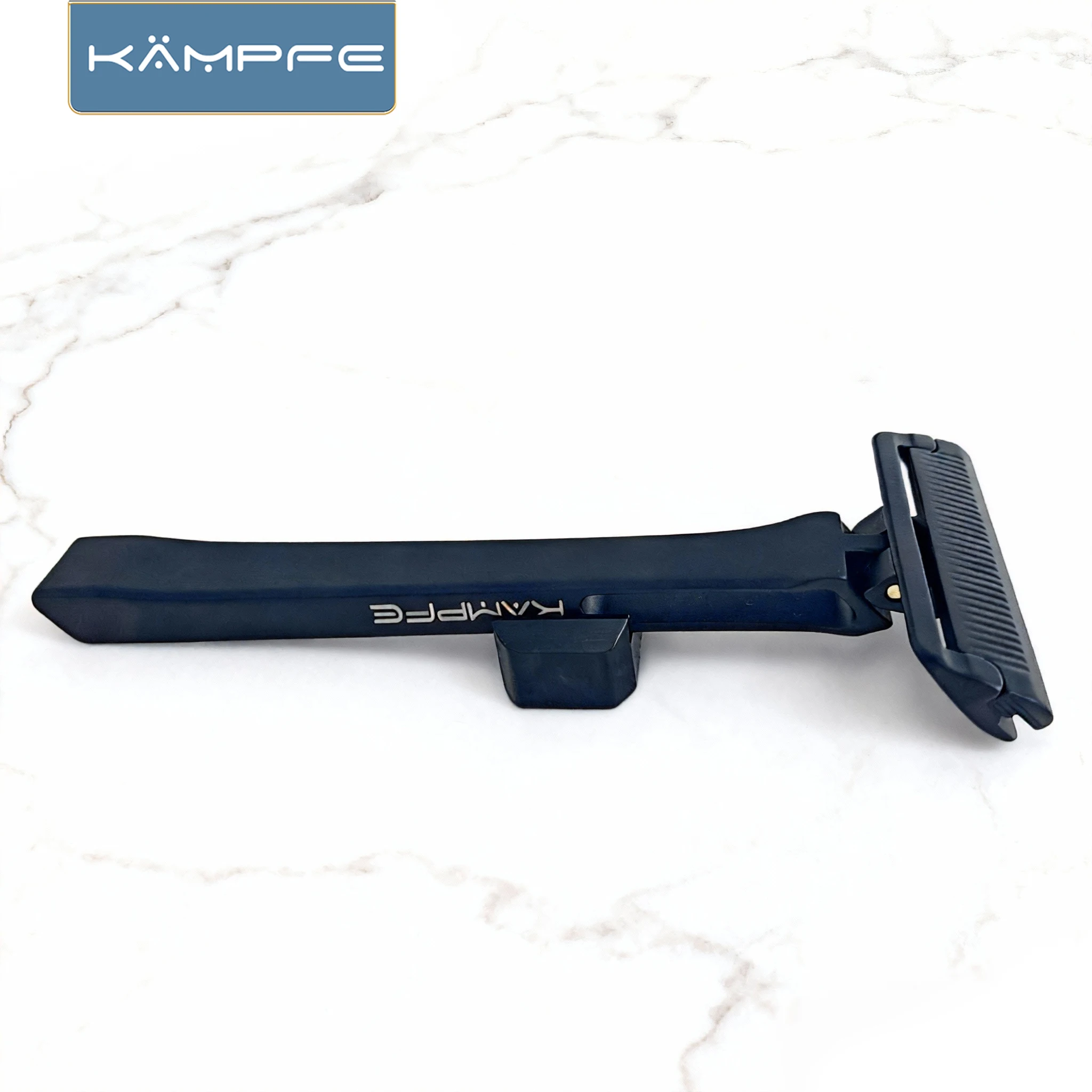 KAMPFE K25 Men's Safety Razor Single Edge Aluminum Mild Shaver with 5 Blades CNC Machined Gift for Fathers