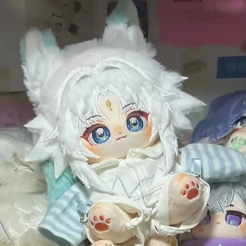 20cm anime jogo feixiao honkai: star rail cosplay macio pelúcia boneca corpo vestir-se brinquedos de pelúcia bonecas figuras plushies presente de natal