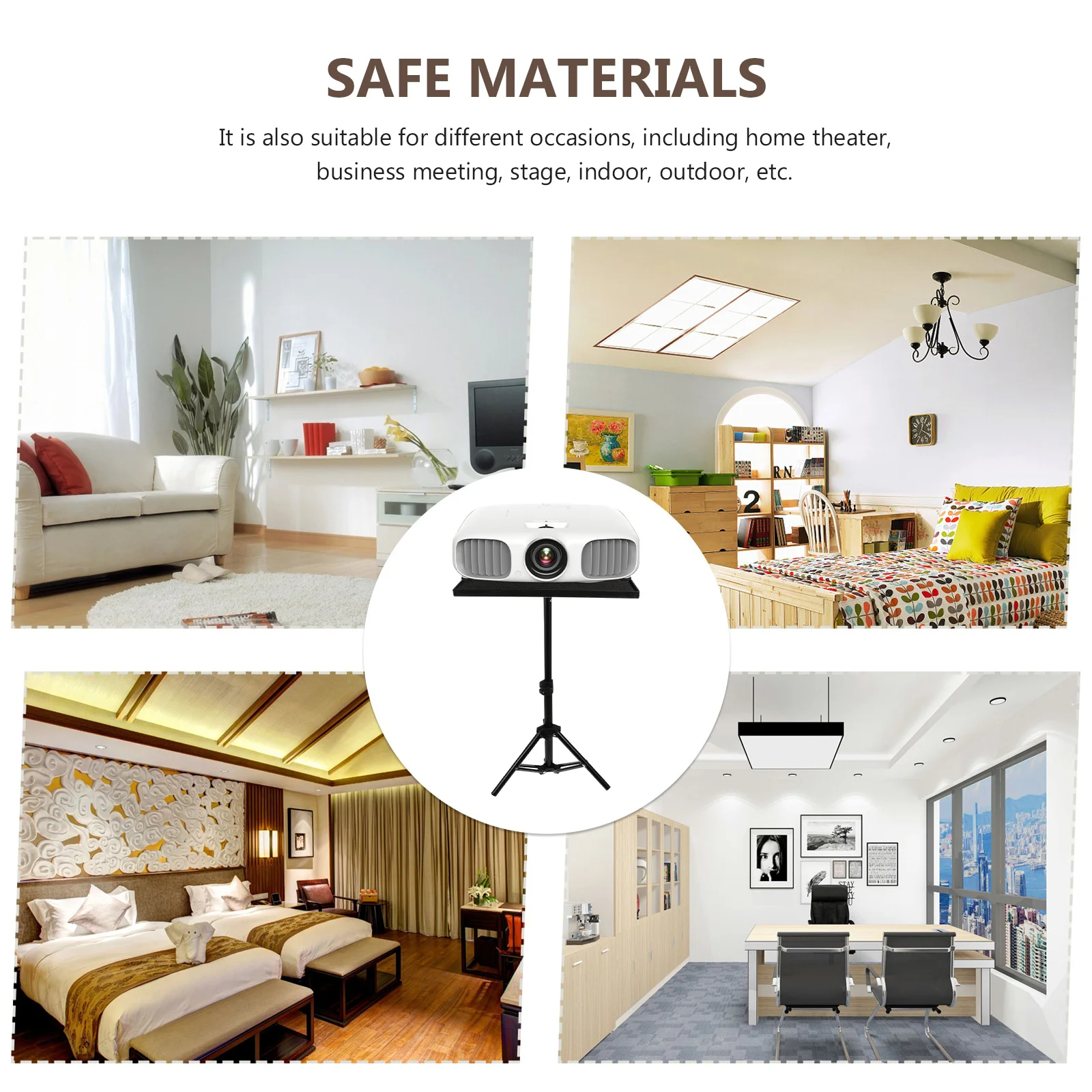 

Foldable Metal Tripod Stand For Projector Laptop Tablet 55Cm Shelf Holder Business Stage Use Laptop Tray Stand