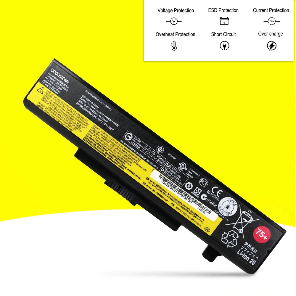 45N1043 45N1042 For Lenovo ThinkPad E430 E530 E431 E531 E435 E440 E540 E445 E545 Z480 Z580 G480 G580 Y580 B590 Laptop Battery ﻿