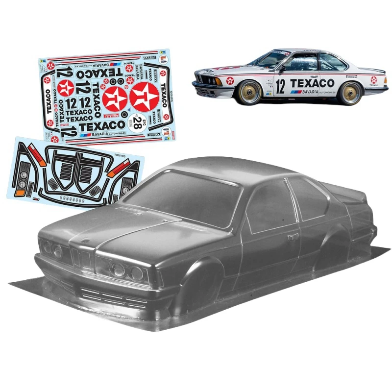 TC135 1/10 BMWW 635 Clear body shell 190mm for On Road car 257mm Wheelbase Tamiya tt01 tt02 Chassis Kyosho 3Racing Carten hsp