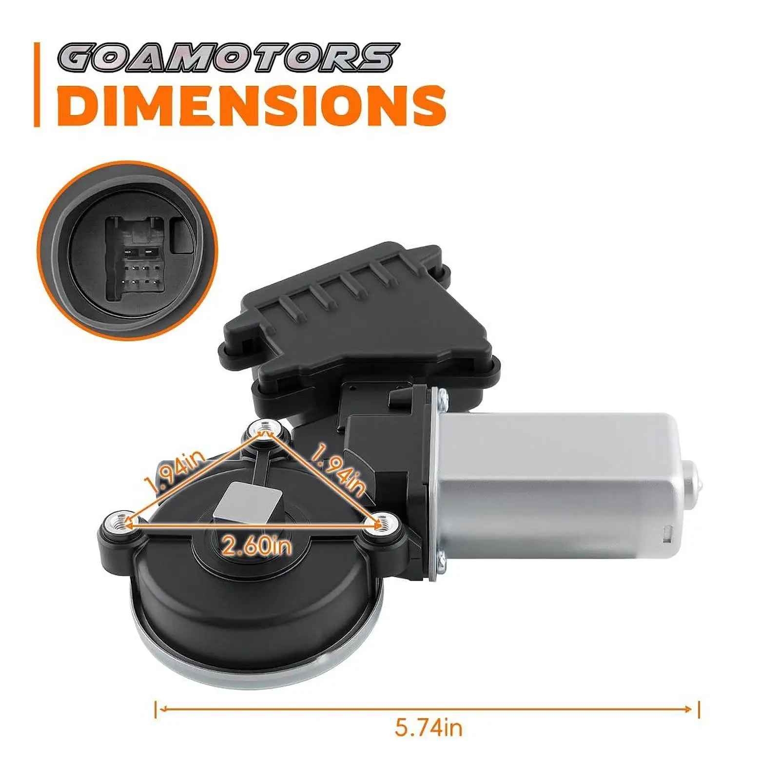 

Electric Power Window Motor ABS Material Car Door Component for Toyota for 4runner GRN280 Accessories