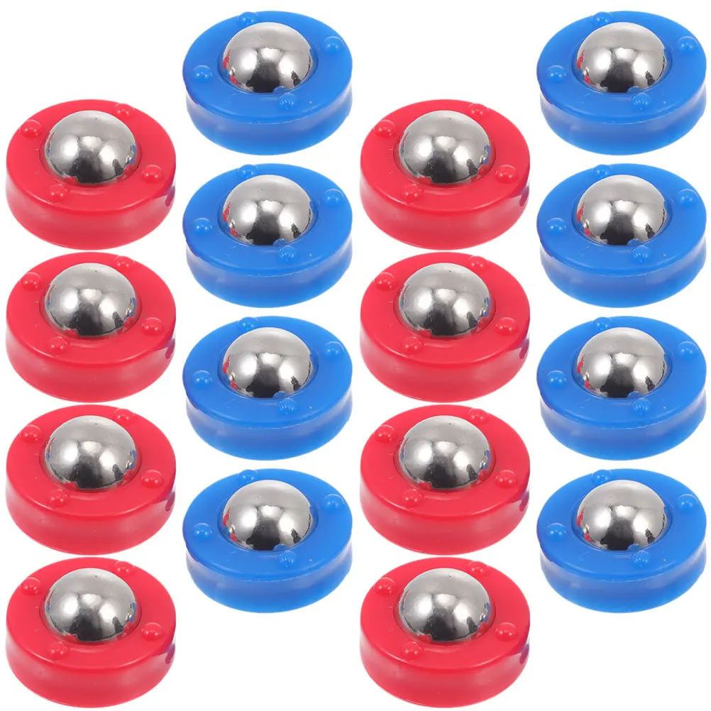 

16Pcs Table Soccer Roll Beads Replacement Kit Board Game Rolling Balls Accessories Easy Carry Storage Long Life Steel Plastic
