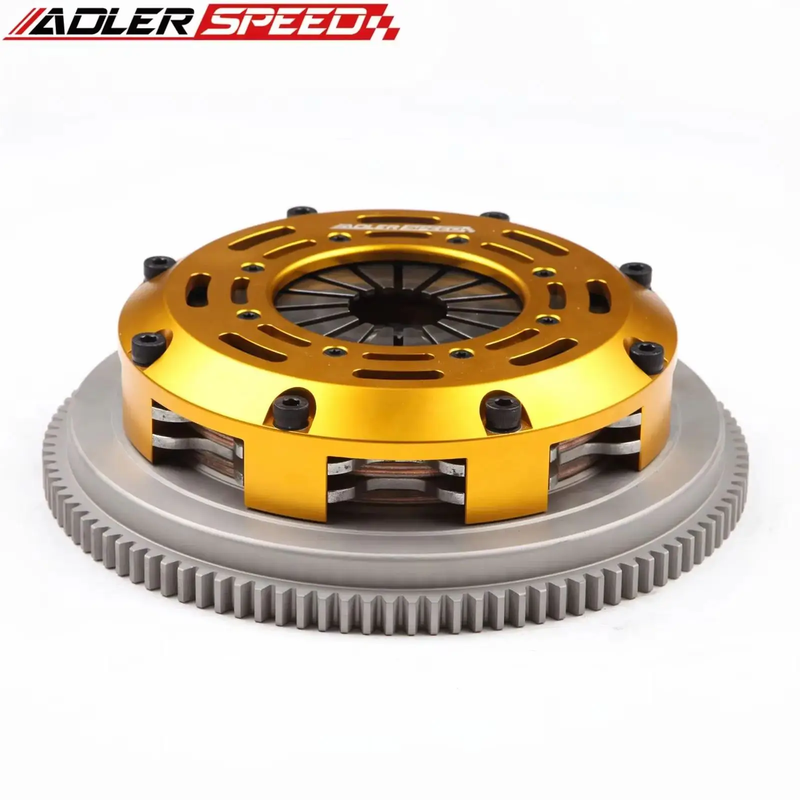 ADLERSPEED Racing Twin Disc Clutch Kit For Chevrolet Prizm/Pontiac Vibe/Toyota Celica GT/Corolla/Matrix/MR-2 Spyder 1ZZ-FE;5-spe