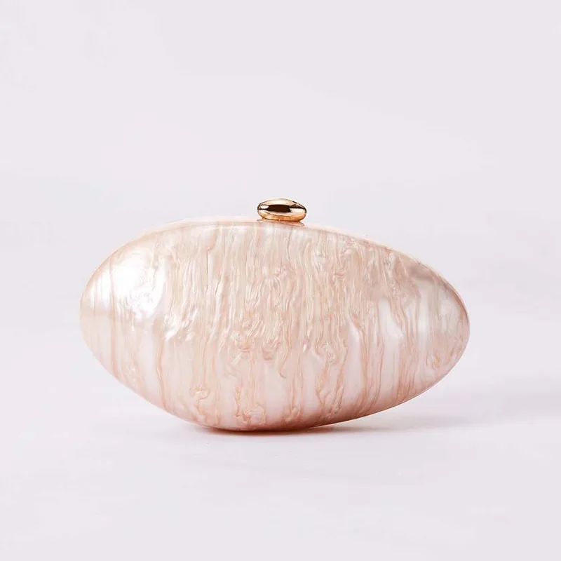 

2026 New Hard Stone-textured Imitation Irregular Women Evening Bag Luxury Design Wedding Party Clutch Shoulder Bag Sacs À Main