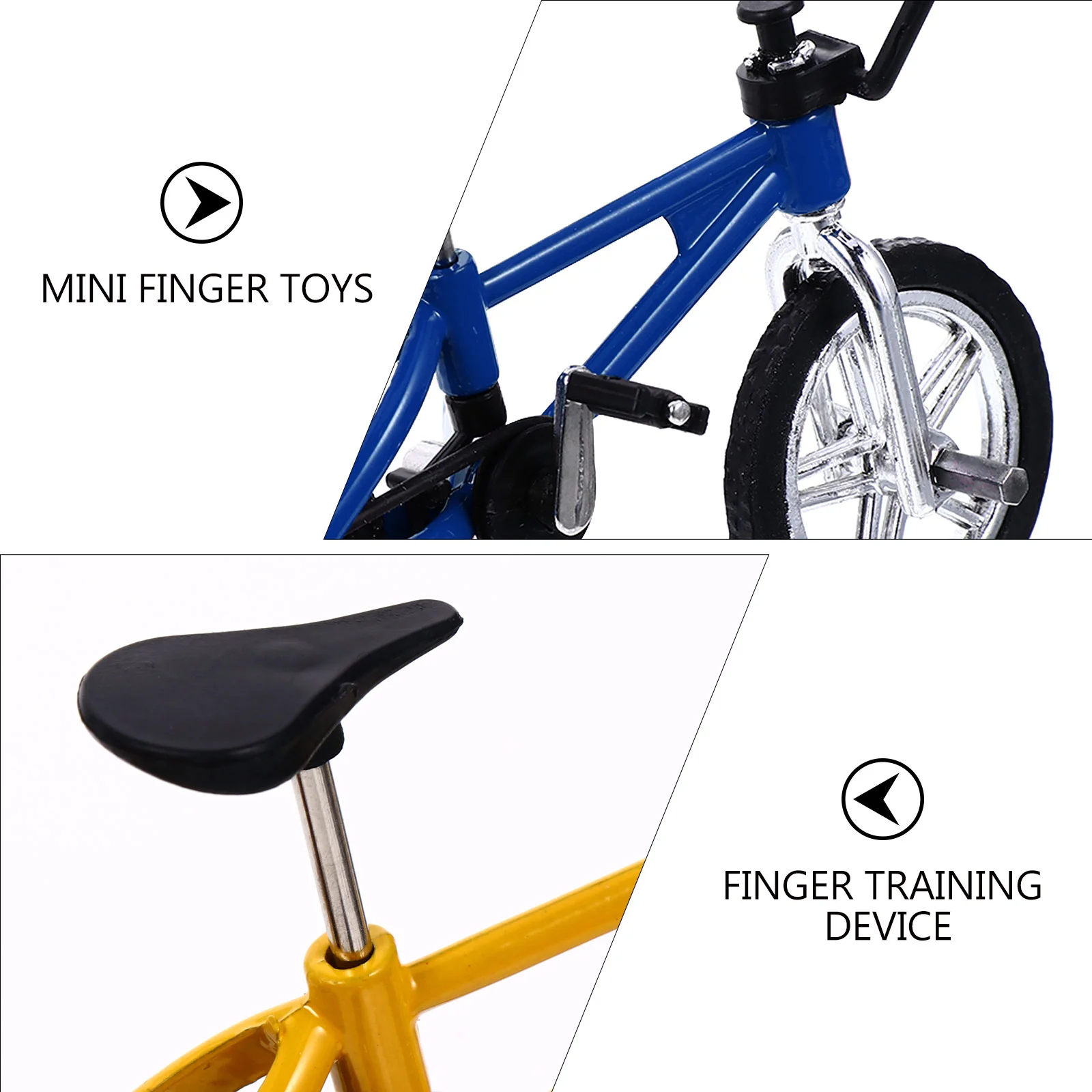 3 pçs bicicleta dedo bicicleta brinquedo bicicletas skates para crianças material de liga meninos brinquedos esportivos presente