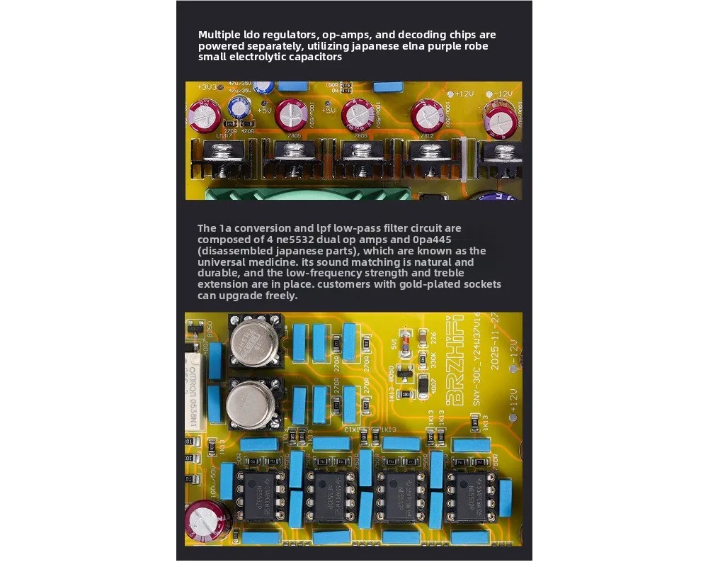 Bluetooth King SNY30C Dual Core PCM1794A Decoder Bluetooth 6.2 LDAC