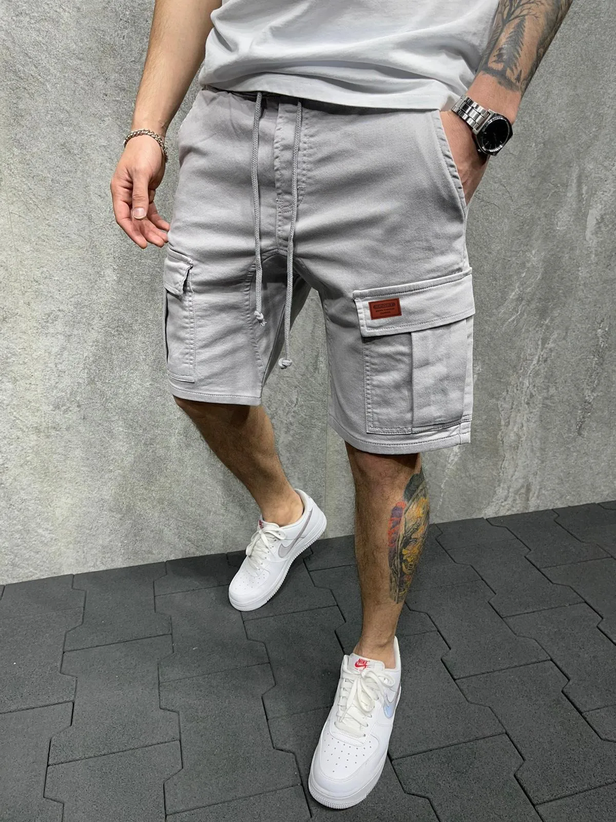 Summer foreign trade new straight tube youth pants popular cargo shorts