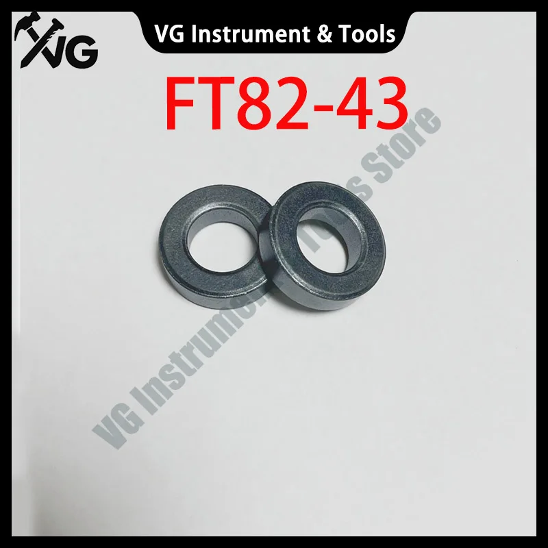 1/2/5Pcs FT82-43 American RF Ferrite Magnetic Ring FT-82-43 Size 21*13.2*6.35mm Magnetic Permeability 850
