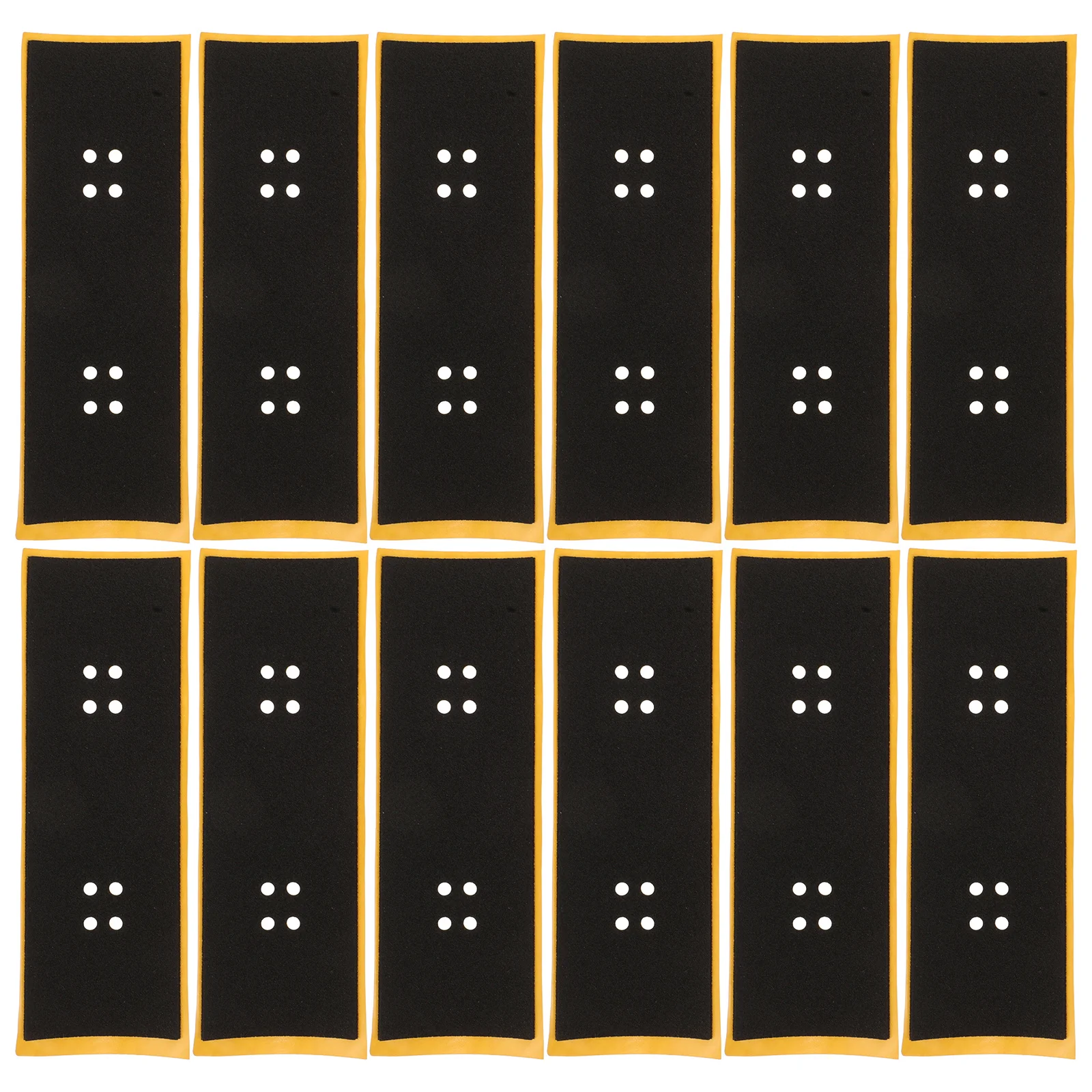 12 قطعة شريط لحام رغوي عالي الجودة لألواح التزلج على الأصابع تصميم غير قابل للانزلاق سهل الاستخدام ملحقات لوح التزلج الصغيرة البديلة #1