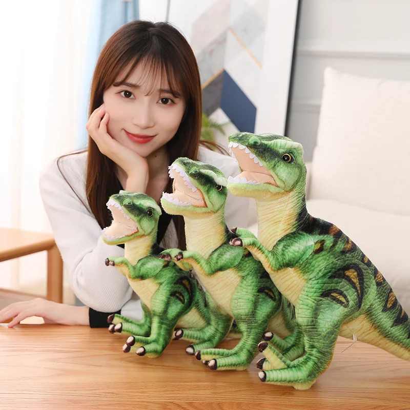 38-54cm Simulation Tyrannosaurus Plush Doll Rex Plush Jurassic World Dinosaur Stuffed Toy Lifelike Gifts Room Decro