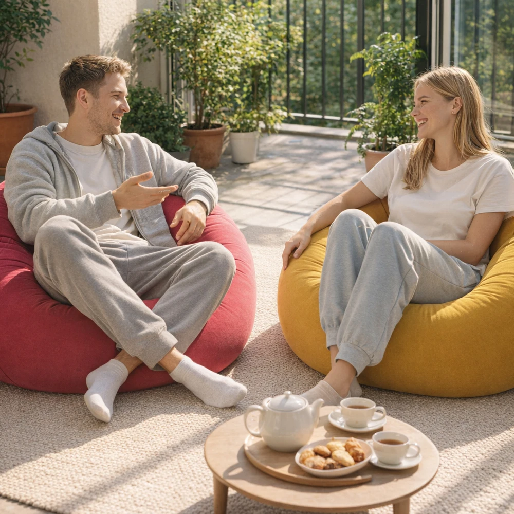 Inflatable Lazy Sofa Chair Foldable PVC Air Lounger Portable Bean Bag Sofas for Indoor Outdoor