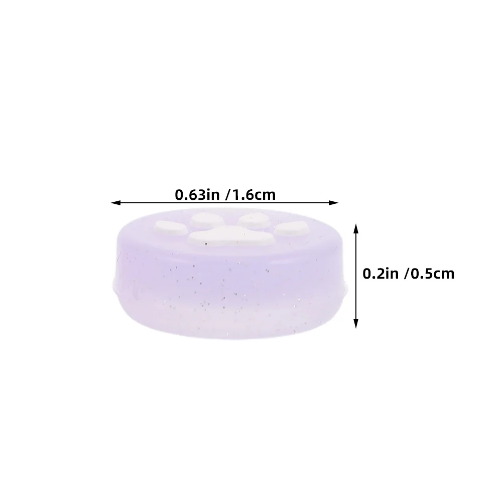 Capuchons de Joystick de fruits qui brillent dans la nuit, 14 pièces, poignées de pouce en Silicone pour griffe de chat pour interrupteur, poignée améliorée, remplacement de contrôleur de jeu