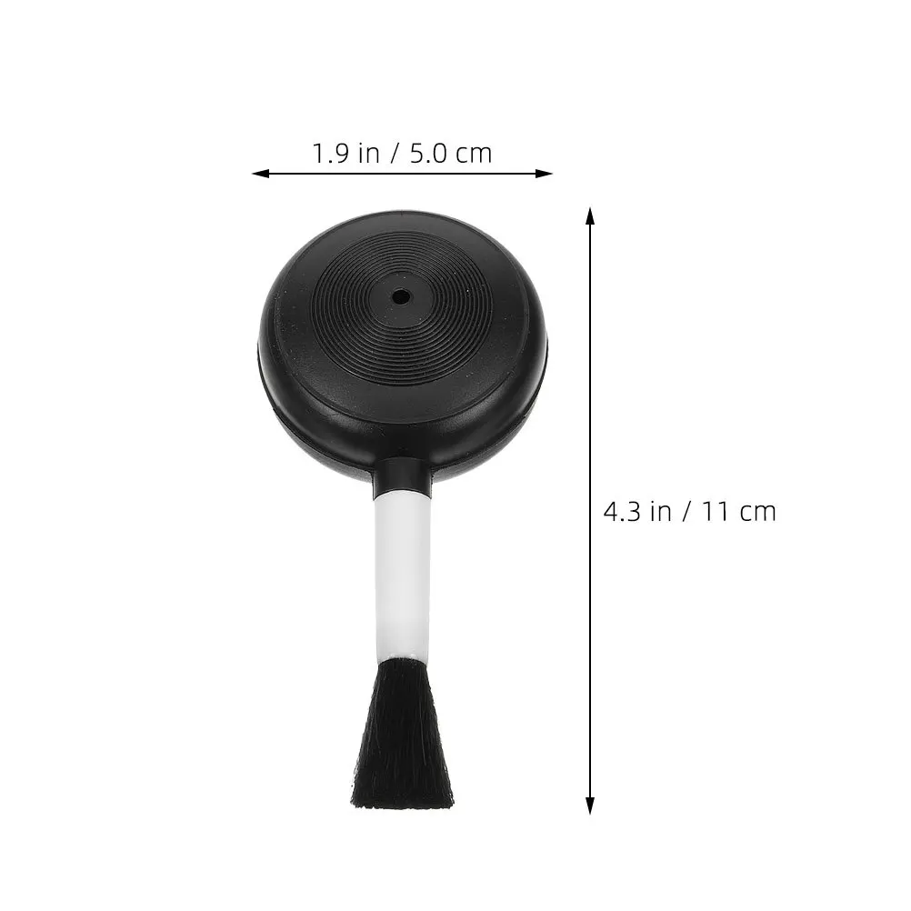 แปรงเป่าลมทำความสะอาดเลนส์กล้อง 2 ชิ้น แปรงพลาสติกนุ่มสำหรับทำความสะอาดแป้นพิมพ์แล็ปท็อป พีซี เซ็นเซอร์ และอุปกรณ์ถ่ายภาพ