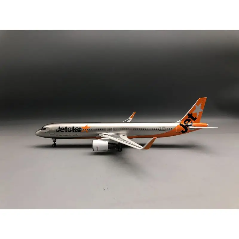 321 Jetstar Aviation aircraft model 44.5cm with lights and wheels simulation static model view 4