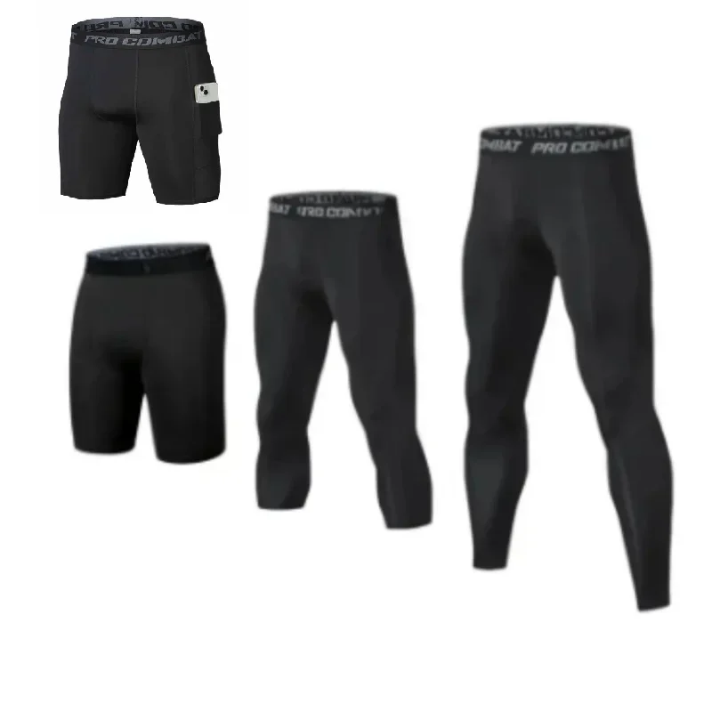Male 2026 Men's Cool Dry Leggings Sports Baselayer Running Tights Athletic Workout Active Shorts men  Compression Pants Tights