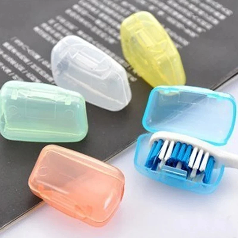 10Pcs/Set Portable Toothbrush Cover Holder Travel Hiking Camping Brush Cap Case Yks Healthy Antibacterial Toothbrush Protector