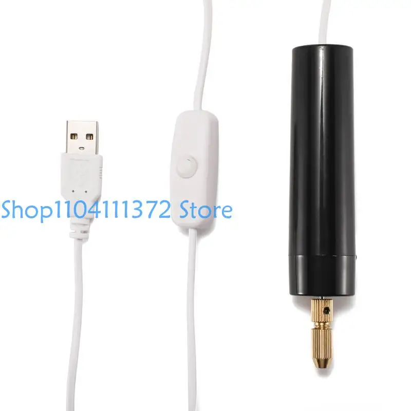 P9FE L دبوس يدوية تمرينات لتصنيع المجوهرات تدريبات تويست للراتنجات الصب USB Plug 5V USB Plug #4