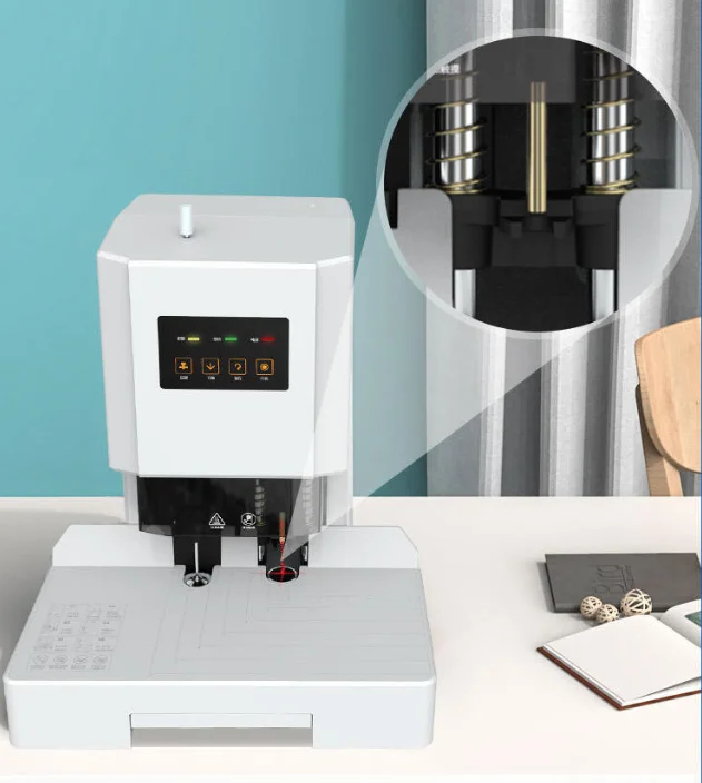 Fully Automatic Electric Hot Melt Riveting and Financial Voucher Punching Machine
