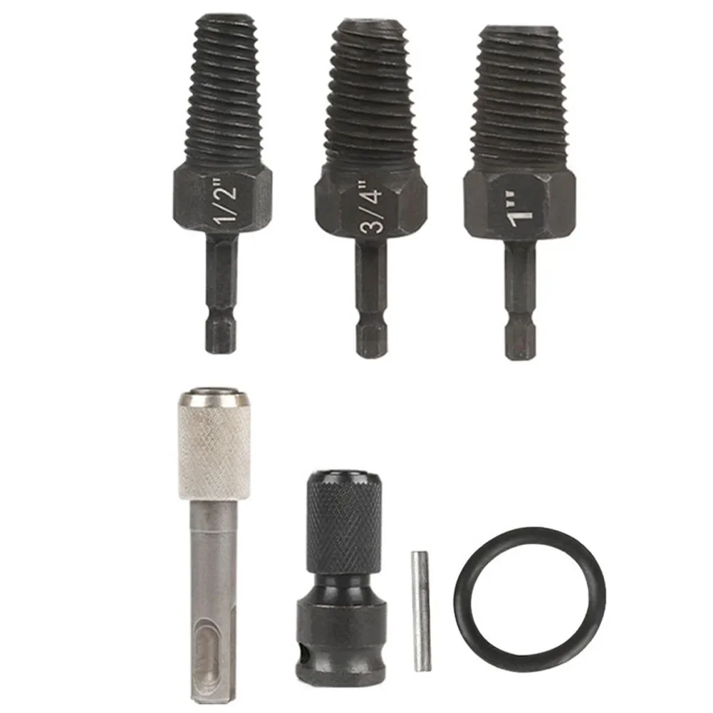 Extractor de tornillos para grifo, Extractor de pernos rotos para tuberías de agua de 1/2 3/4 y 1 pulgada, Extractor de taladro eléctrico para plomería, tornillo de rotura para grifo
