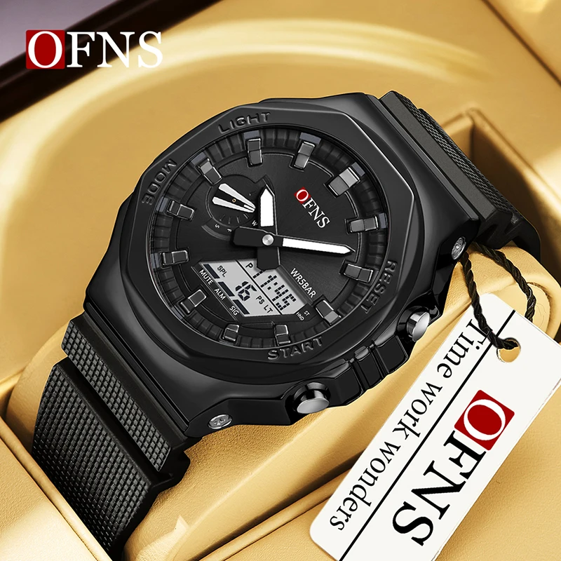 OFNS G style Fashion Digital Wristwatches Timer Luminous Sports Watch Waterproof Military Men\'s Quartz Clock Relogio Masculino