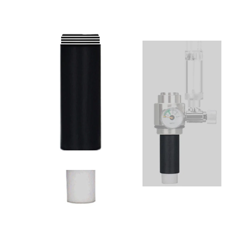 ZRDR Aquarium CO2 Gas Cylinder Generator Filter Element Filter Tube Fish Tank CO2 Carbon Fiber Filter Element Accessories