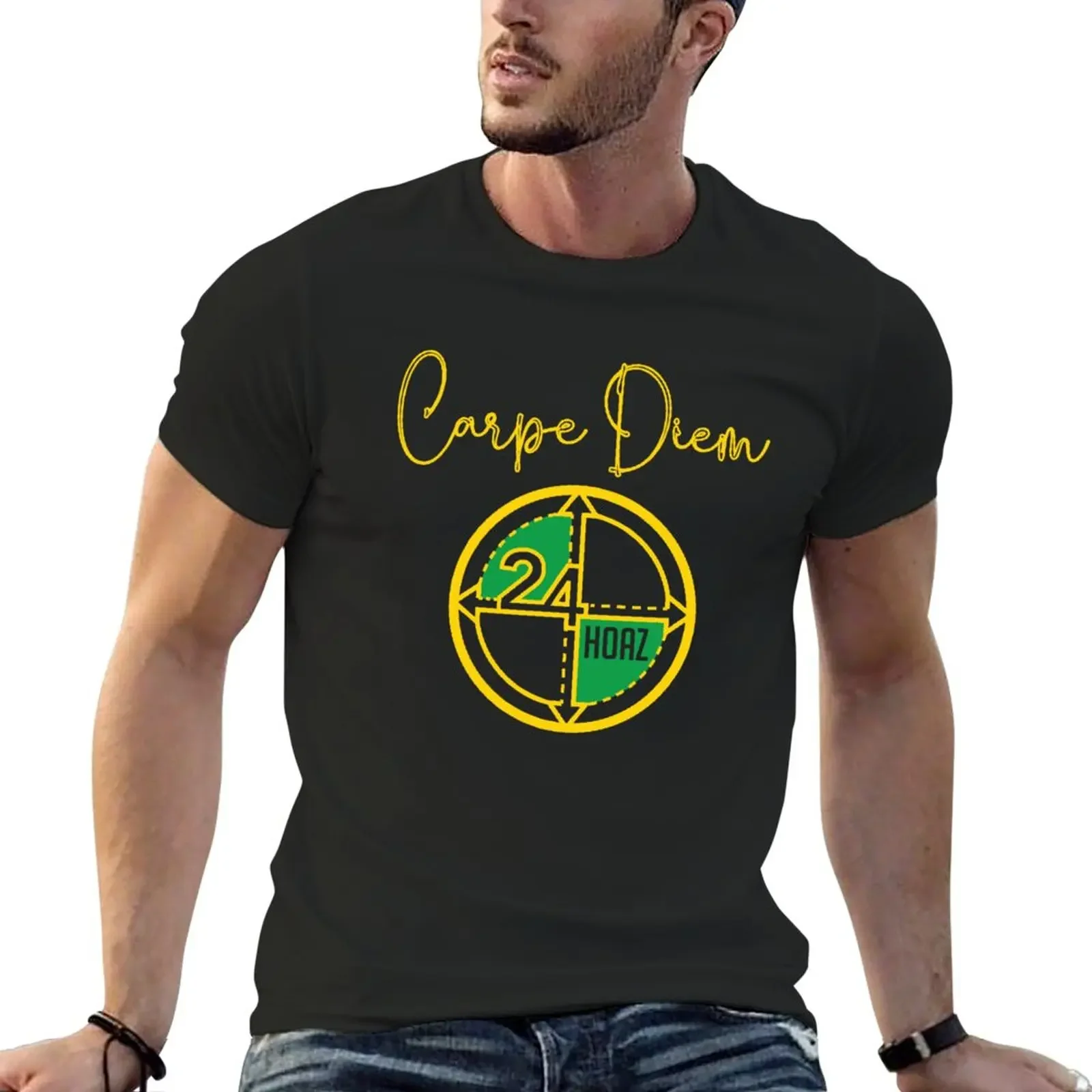 Carpe Diem, seize the day, moment, opportunity T-Shirt korean fashion customs design your own slim fit t shirts for men