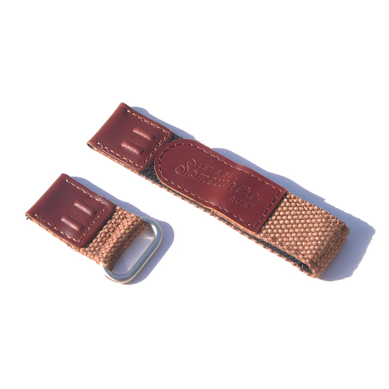 Genuine Leather Nylon Watch Strap Watch Band Wrist Straps For Men Quick Release 20MM 22MM