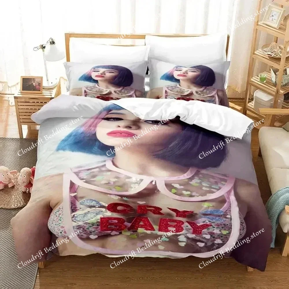 

3D Print Singer Melanie Martinez Bedding Set Duvet Cover Bed Set Quilt Cover Pillowcase Comforter King Queen Size Quilt Cover
