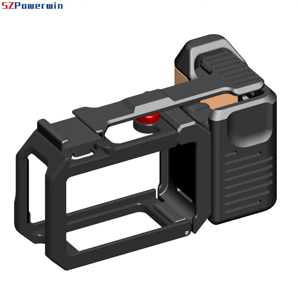 For DJI OSMO Action6 Cage Sports Camera Aluminum Alloy Metal Expansion Frame Protection Cage For OSMO Action5 Pro 4 3 Cameras