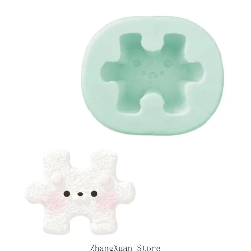 Flexible Kerzenherstellungsform, Cartoon-Puzzle-Silikonform zur Herstellung von Kerzenseife, 3 x – Detail 8