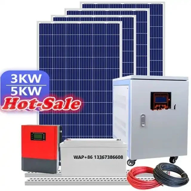 5000W Off-Grid Home Mini Solar Energy System Complete 5kVA Inverter With Lithium Ion Battery MPPT Controller 10kW Solar Power