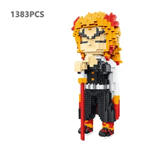 لبنات بناء أنيمي قاتل الشياطين للأطفال ، كيميتسو نو يايبا ، كامادو ، تانجيرو ، نيزوكو ، زينيتسو ، كيوجورو ، ألعاب ساخنة ، هدايا أعلى 8 مبيعات هنتاي نامي - رقم 6