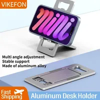 Aluminum Desk Mobile Phone Holder For iPhone Pro/Max/Mini Metal Adjustable Desktop Tablet Stand