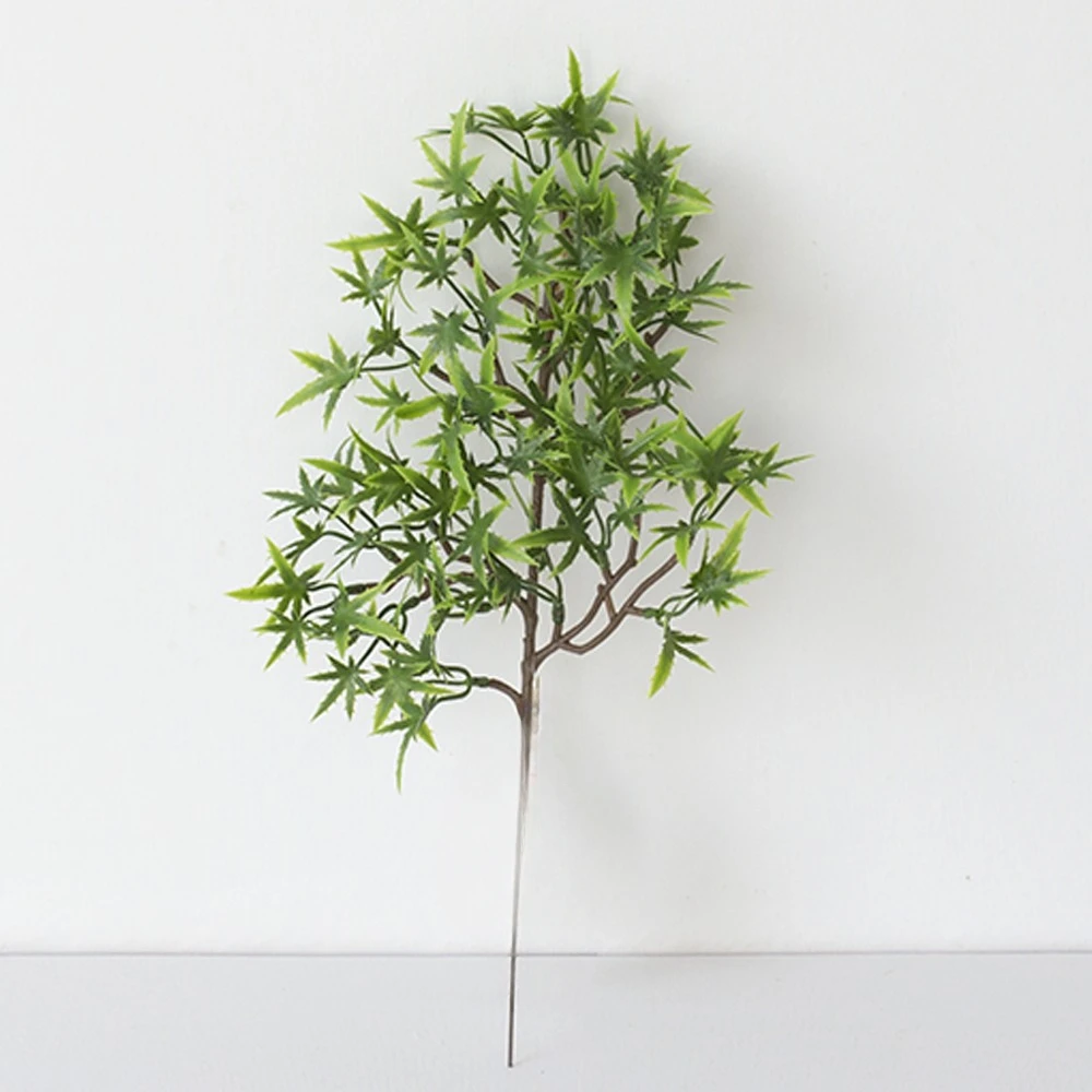 

10pcs Artificial Plants Green Leaves Fake Flowers Home Table Decoration Birthday Party Supplies