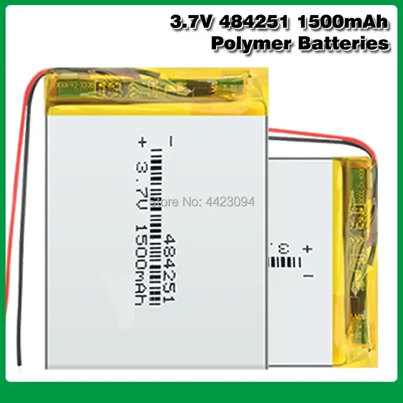 3.7V 1500mAh 484251 504050 Lithium polymer Rechargeable battery For Tablet PC Bluetooth headset toys navigation instruments MP4