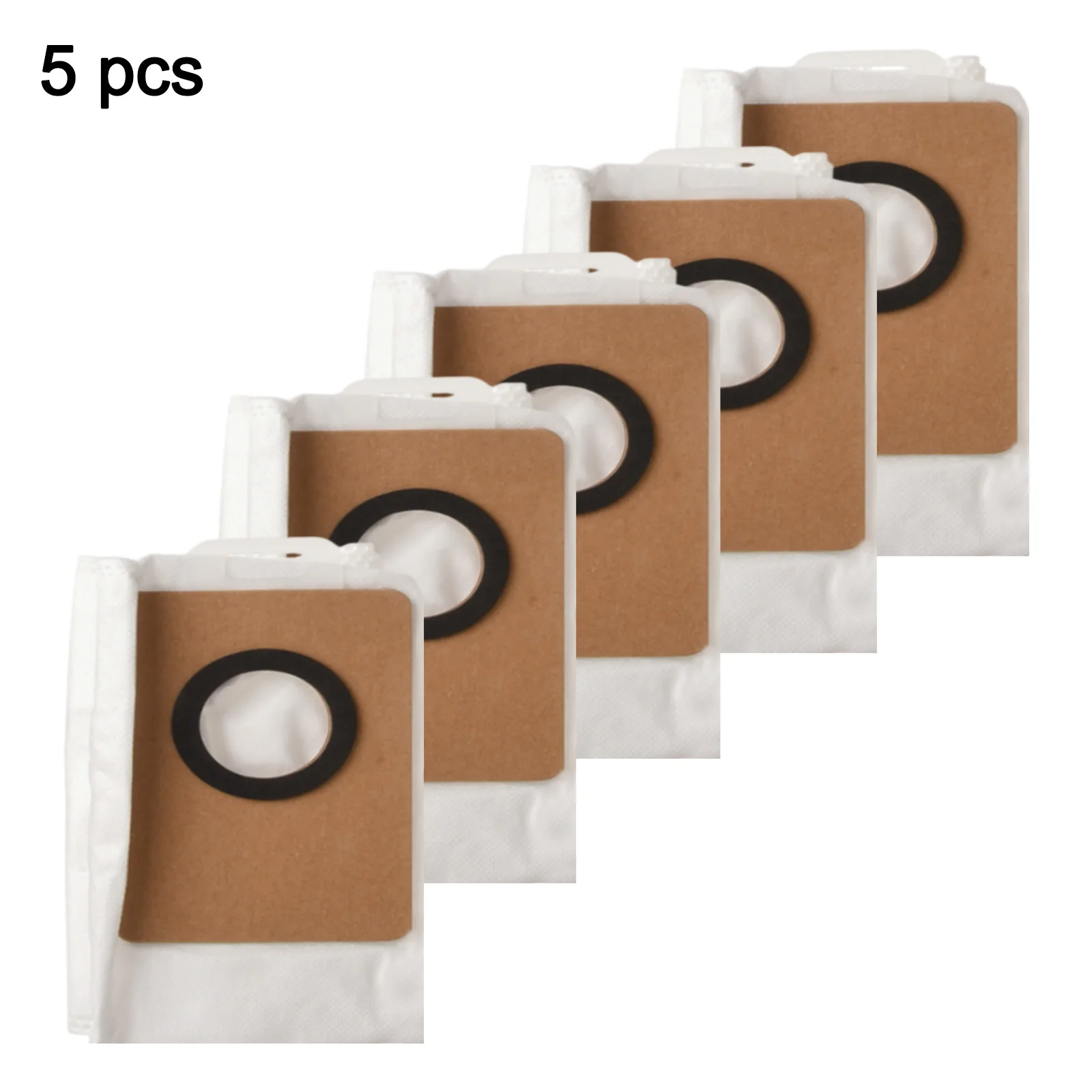 5 Pack Dust Bags For ILIFE T20S Self Emptying Robot Vacuum Cleaner Home Cleaning Tool Accessories Household Supplies