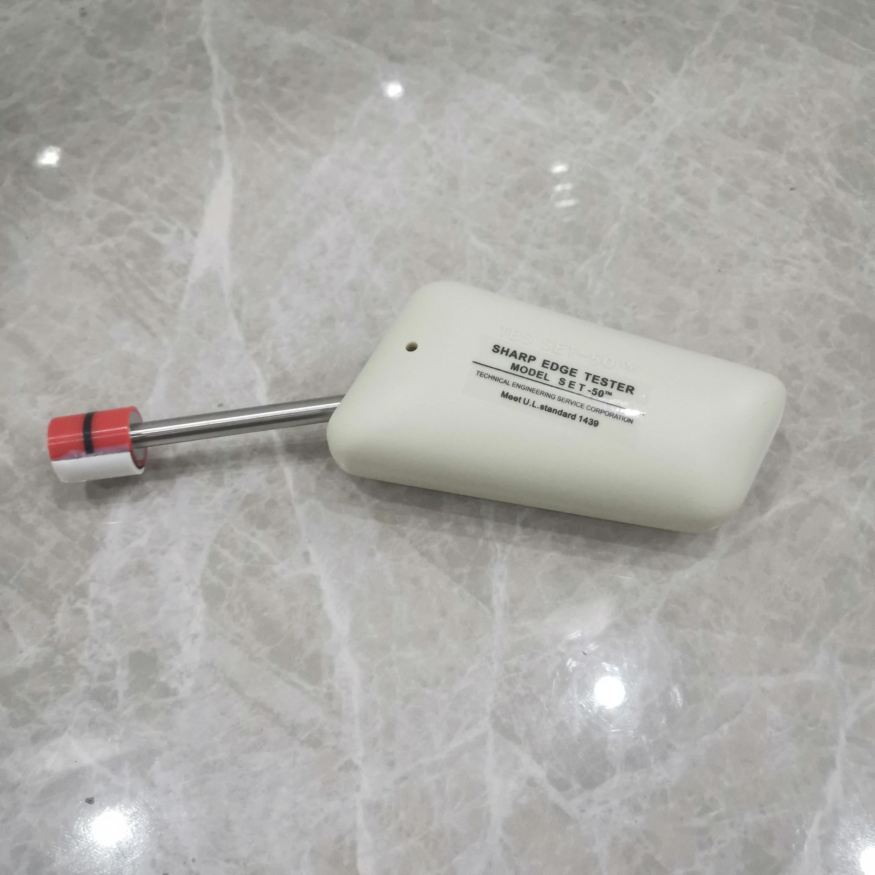 SET-50 Sharp Edge Tester | Testing Meter with 21pcs Pressure Caps & TC-3 Test Probe UL1439