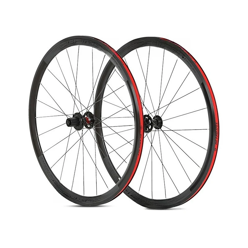 

Aluminum alloy four-bearing disc brake bucket axle road car wheel set 700C wheel set bicycle wheel