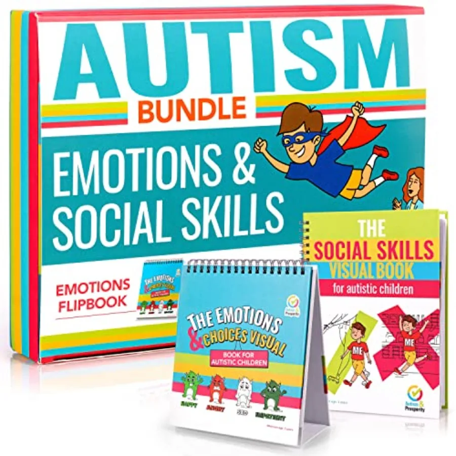 

Emotions and Social Life Skills Autistic Set ASD Child Boys Girl Teen Learning Materials Toys Game Sensory Special Needs No 1-3