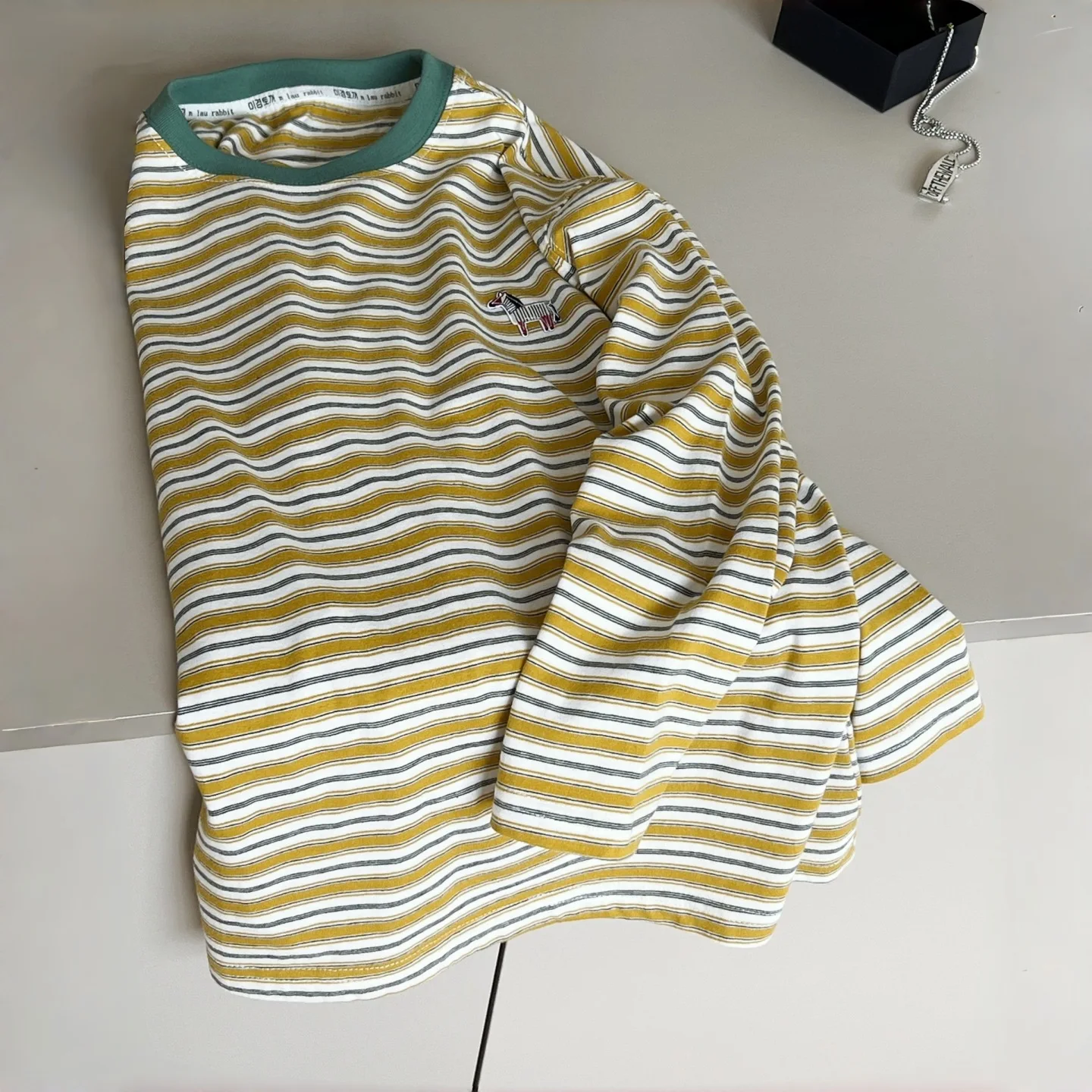 Children Clothes Kids Simple Loose T Shirt New Autumn 2026 Stylish Striped Top Boys and Girls Long-sleeved Kids Casual Top