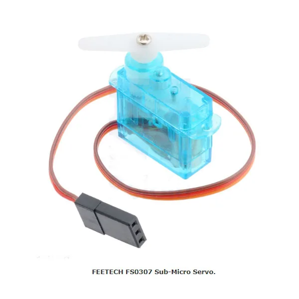 

Feetech 3,7 г Аналоговый подмикро-сервопривод 0,09 с/60 градусов 0,6 кг.см для радиоуправляемого робота